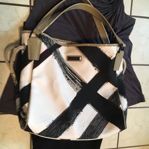 burberry mega check bag